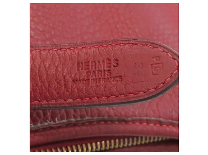 Borsa a Spalla Hermès Trim 31 Rosso - vista 6
