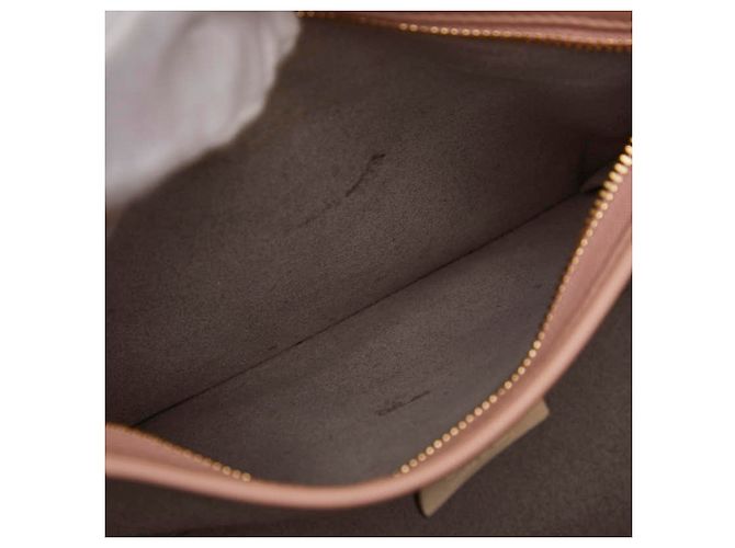 Gucci Bamboo Pearl Handbag Pink Cream - view 11