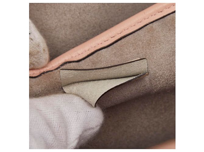 Gucci Bamboo Pearl Handbag Pink Cream - view 12