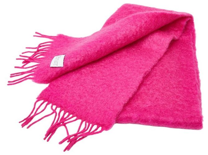 Sciarpa Loewe Anagram Rosa Lana Mohair - vista 2