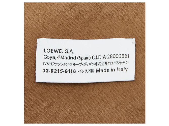 Stola in cashmere Anagram LOEWE Marrone - vista 4