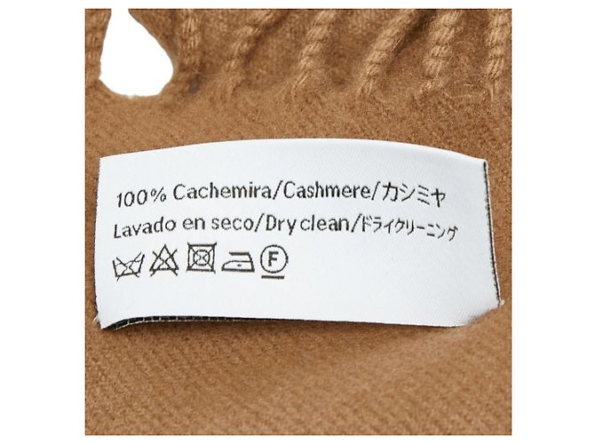 Stola in cashmere Anagram LOEWE Marrone - vista 5
