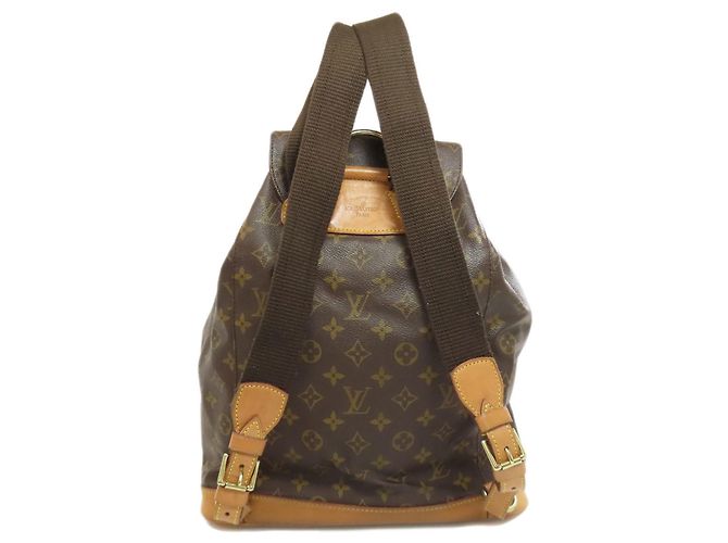 Zaino Montsouris GM Louis Vuitton Marrone - vista 2