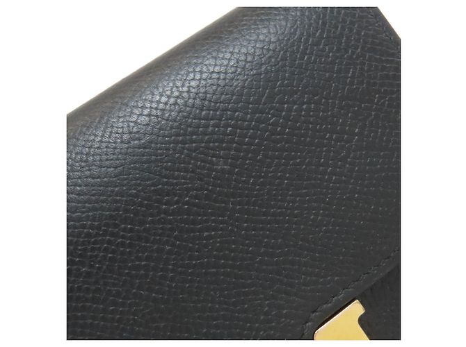 Billetera Bifold Compacta Constance de Hermès Negro - vista 16