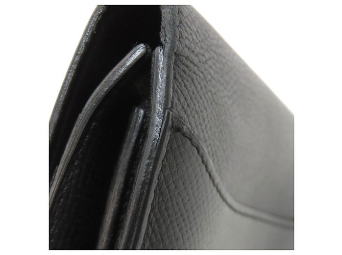 Billetera Bifold Compacta Constance de Hermès Negro - vista 18