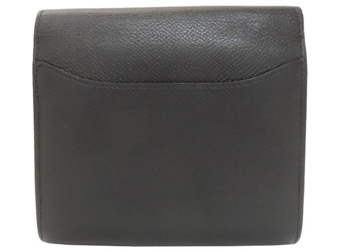 Billetera Bifold Compacta Constance de Hermès Negro - vista 2