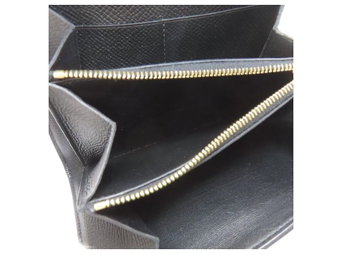 Billetera Bifold Compacta Constance de Hermès Negro - vista 6