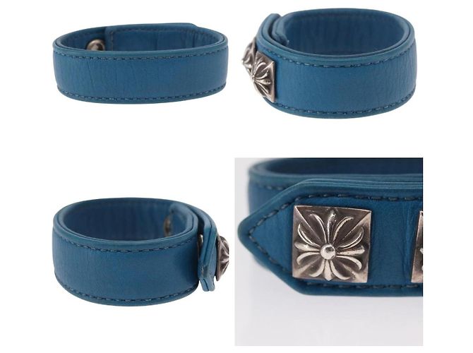 Bracciale con 3 bottoni e 2 snap Pyramid Cross di Chrome Hearts - vista 3