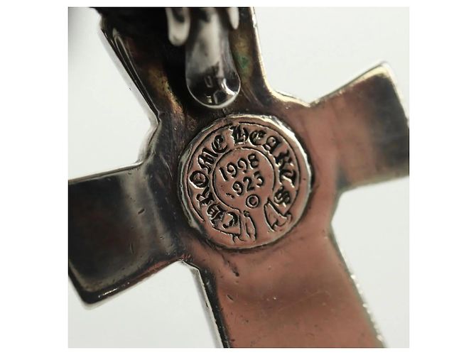 Collana in pelle doppia con lama Vulcan Cross di Chrome Hearts - vista 6