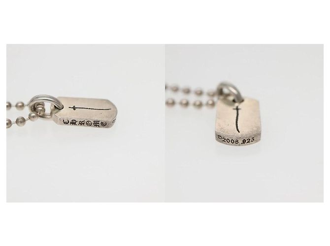 Collana Chrome Hearts Tiny Dog Tag RS Cross - vista 6