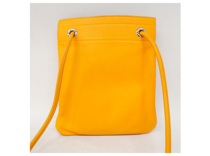 Borsa Aline Swift Giallo Oro Hermès - vista 12