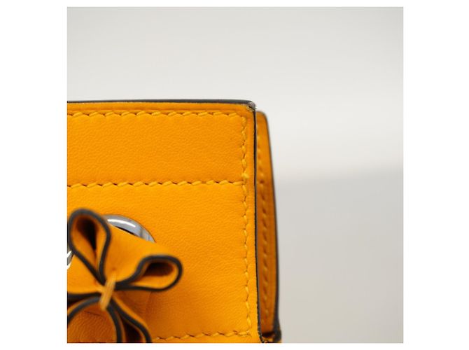 Borsa Aline Swift Giallo Oro Hermès - vista 9