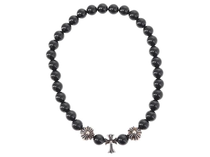 Bracciale in perle Onyx 0.2 con croce CH di Chrome Hearts - Ansicht 2