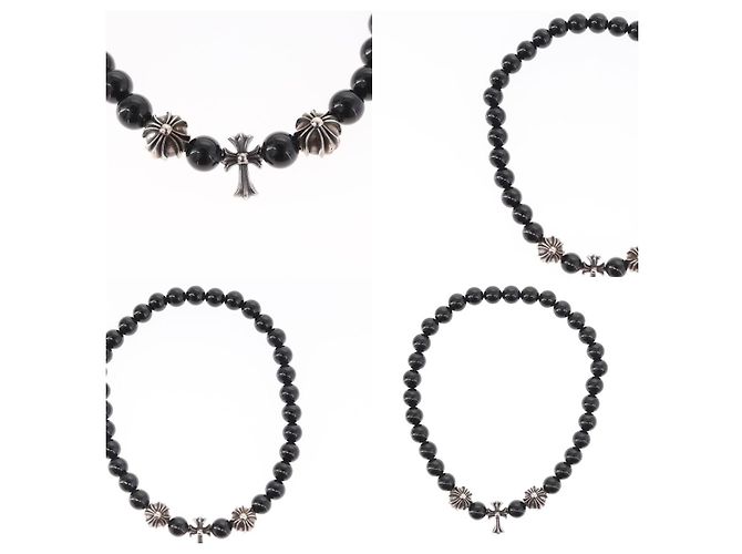 Bracciale in perle Onyx 0.2 con croce CH di Chrome Hearts - Ansicht 3