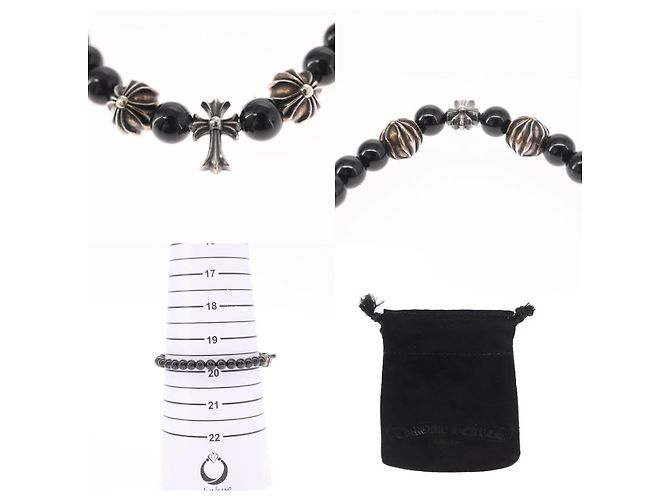 Bracciale in perle Onyx 0.2 con croce CH di Chrome Hearts - Ansicht 5
