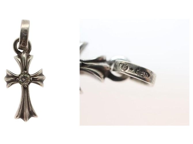 Collana con Pendente Baby Fat Double Diamond Chrome Hearts - vue 3