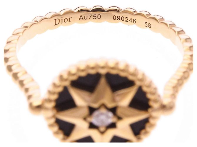 Anello Christian Dior Rose Des Vents in Oro Rosa D'oro - vista 5