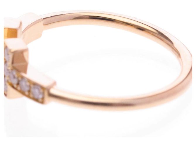 Tiffany & Co Anel T-wire Tiffany com diamante em ouro rosa - vista 6