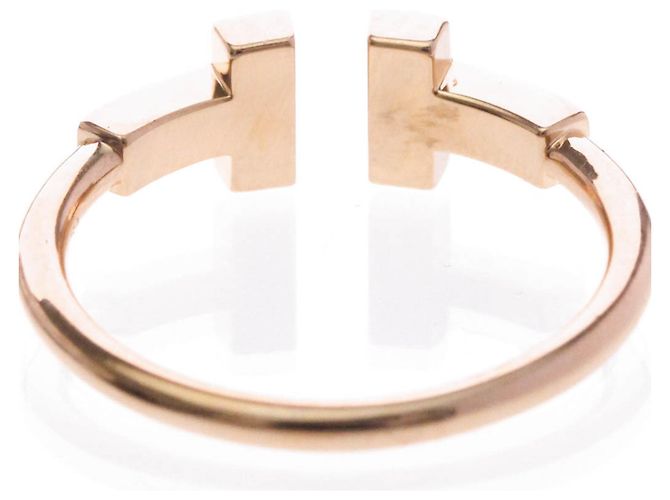 Tiffany & Co Anel T-wire Tiffany com diamante em ouro rosa - vista 7