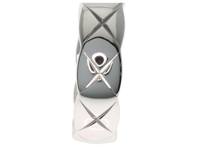 CHANEL Coco Crush Medium Ring in 18K White Gold - view 7