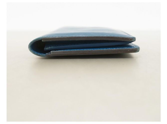 Brazza Louis Vuitton Epi Leather Long Wallet Light blue - view 2
