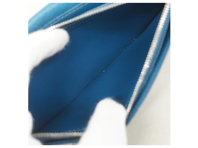 Brazza Louis Vuitton Epi Leather Long Wallet Light blue - view 5