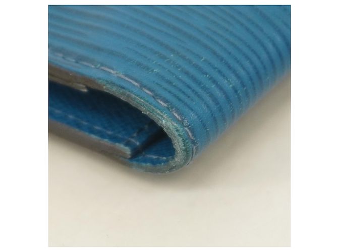 Brazza Louis Vuitton Epi Leather Long Wallet Light blue - view 6