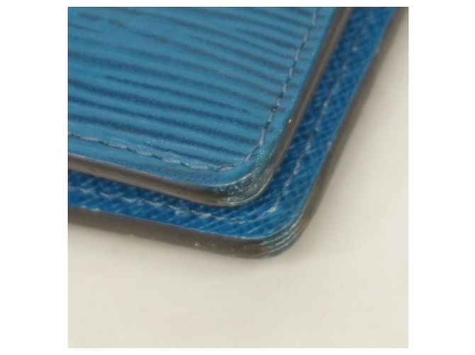Brazza Louis Vuitton Epi Leather Long Wallet Light blue - view 7