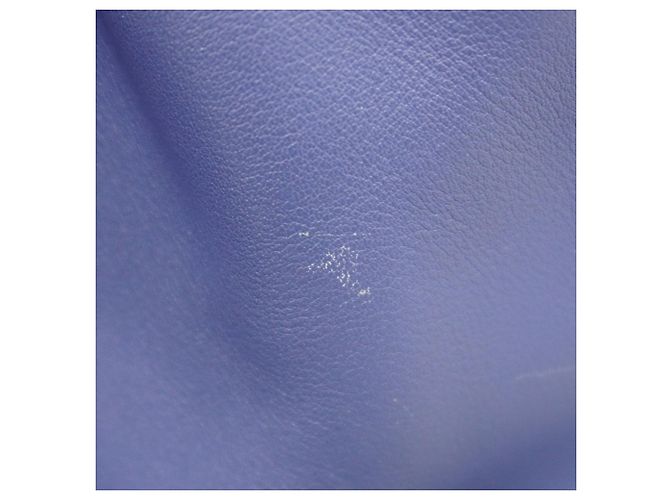 Borsa Hermès Lindy 26 in Swift Blue Brighton - vista 12