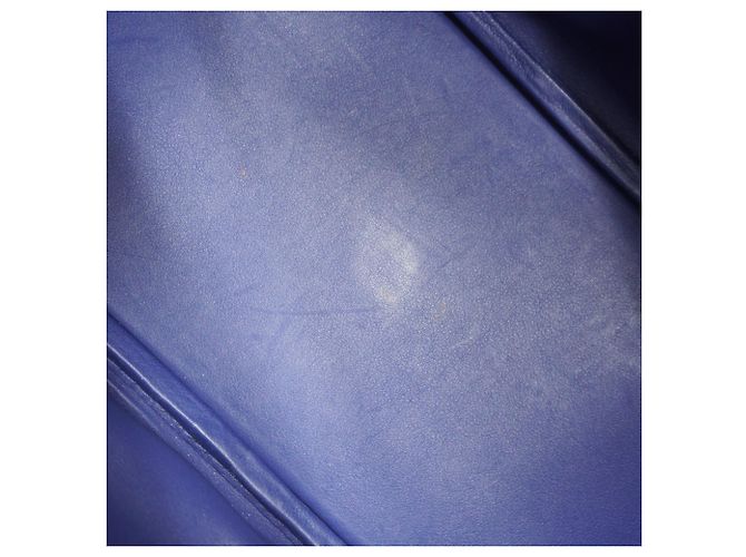 Borsa Hermès Lindy 26 in Swift Blue Brighton - vista 13