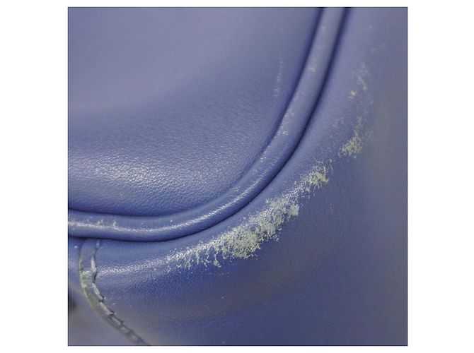 Borsa Hermès Lindy 26 in Swift Blue Brighton - vista 6