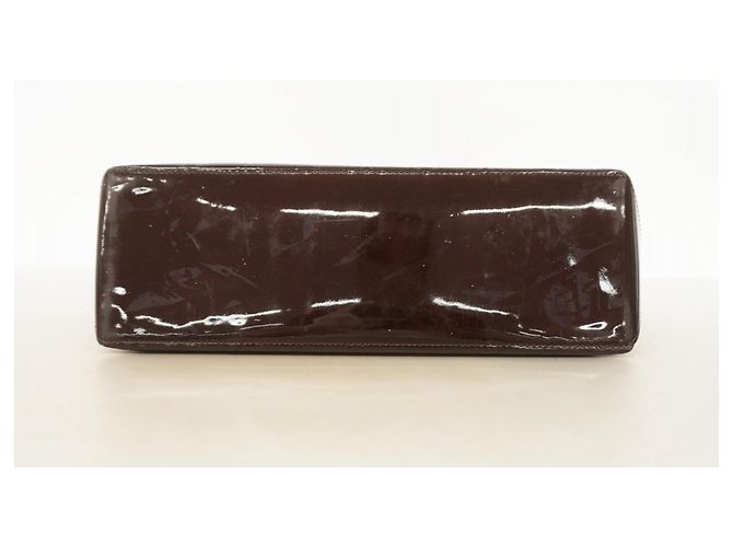 Borsa Tote Louis Vuitton Vernis Wilshire MM Bordò - vista 3
