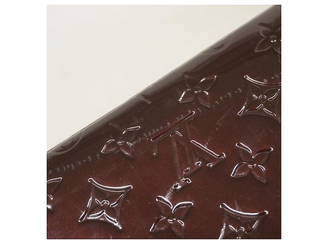 Borsa Tote Louis Vuitton Vernis Wilshire MM Bordò - vista 7