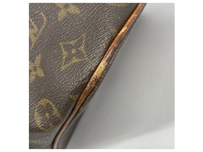 Borsa Louis Vuitton Monogram Palermo GM Marrone - vista 7