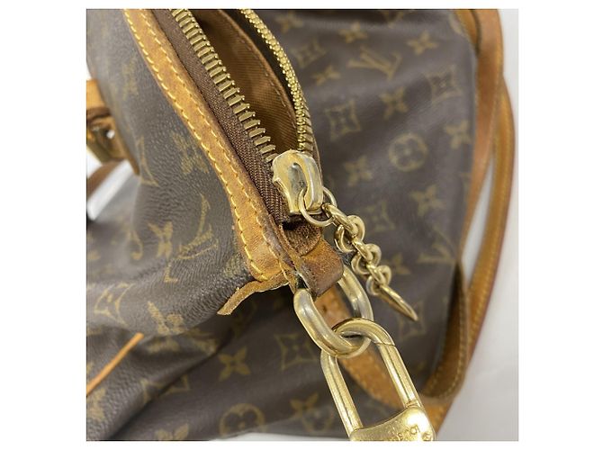 Borsa Louis Vuitton Monogram Palermo GM Marrone - vista 9