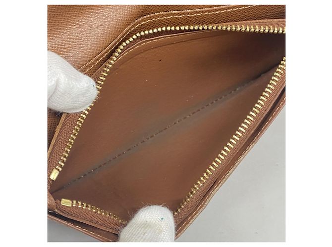 Portafoglio Lungo Brazza Monogram Louis Vuitton Marrone - vista 5