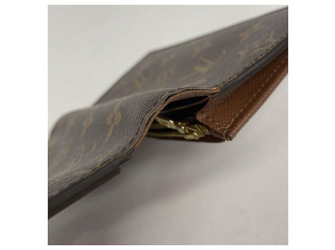 Portafoglio Lungo Brazza Monogram Louis Vuitton Marrone - vista 8