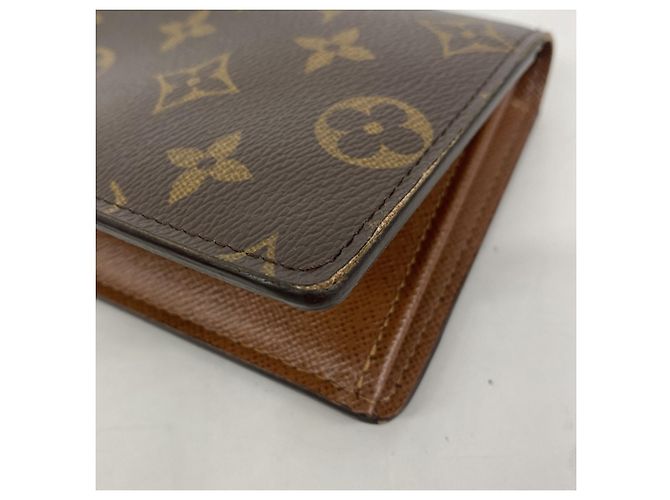 Portafoglio Lungo Brazza Monogram Louis Vuitton Marrone - vista 9