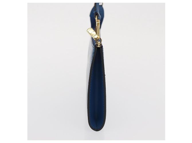 Pochette Accessoires in pelle Epi Louis Vuitton Blu - vista 5