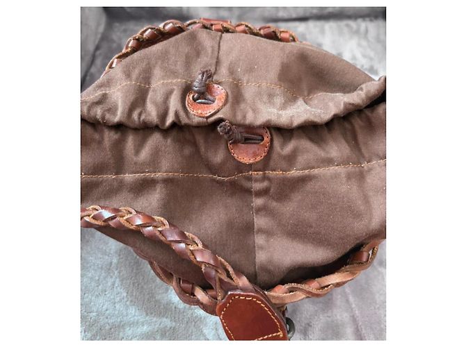 Furla Borsa a secchiello intrecciata in pelle Marrone - vista 7