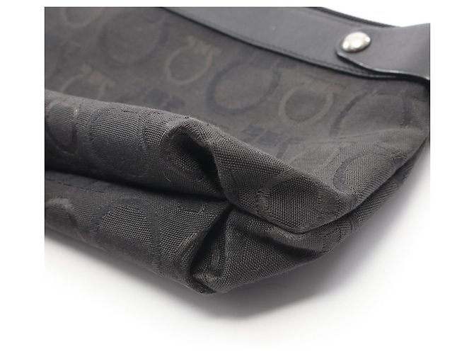 Bolso de Hombro Gancini Salvatore Ferragamo Negro - vista 6