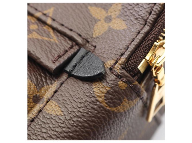 Zaino Mini Palm Springs di Louis Vuitton Marrone Nero - vista 7