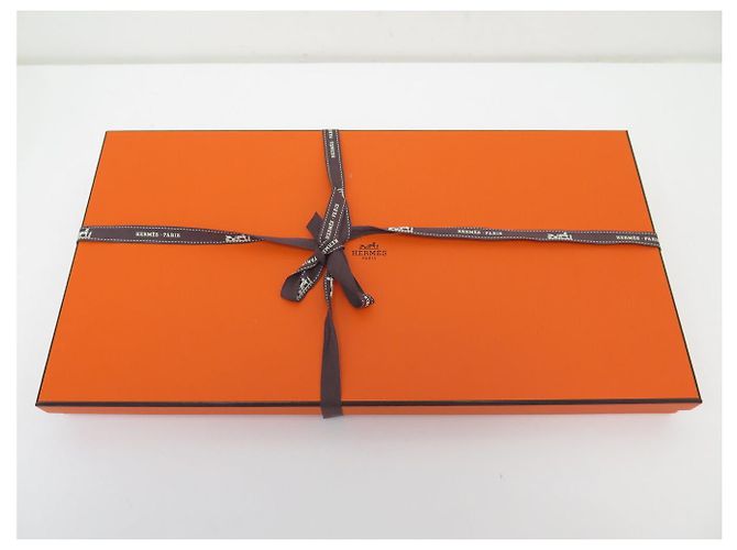 Hermès SCIALLE HERMES MOTIVO H IN CACHEMIRE E LANA ROSSO RAME 210X140CM - vista 12