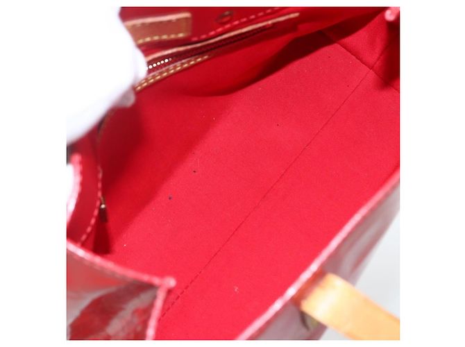 Borsa Reade Monogram Vernis PM di Louis Vuitton Rosso - vista 5