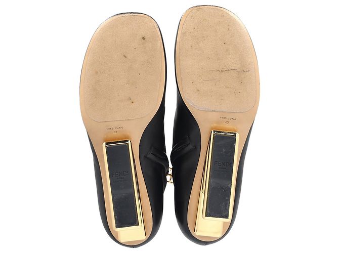 Stivaletti Fendi First in pelle nera Nero - vista 7