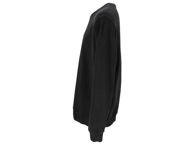 Schwarzer Baumwoll-Sweatshirt mit Givenchy-Logo-Druck - Ansicht 2
