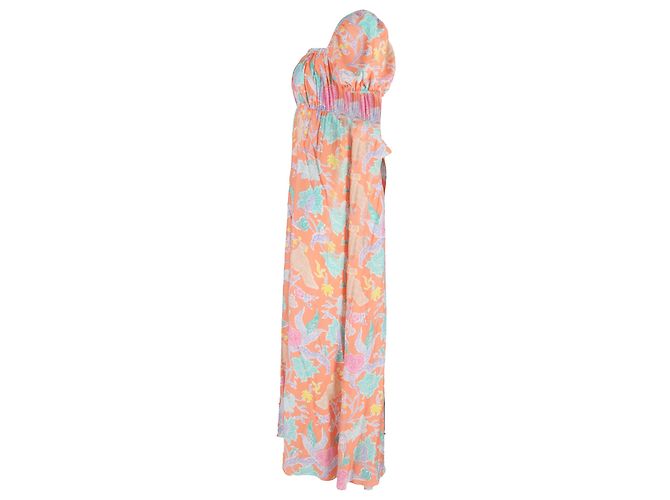 Vestido Maxi Dhalia en Algodón Naranja de Diane von Furstenberg - vista 2
