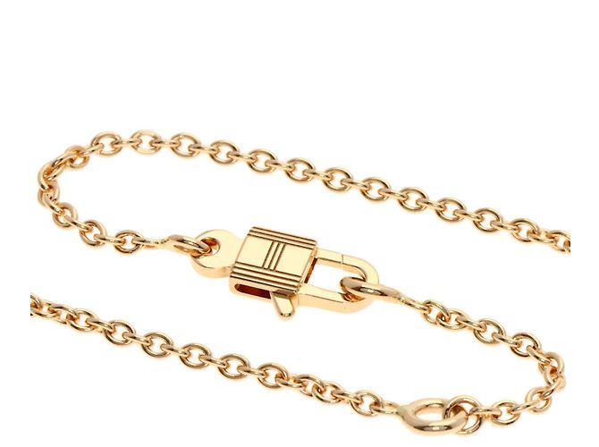 Hermès Amulett Kelly Cadena Diamant Halskette Golden - Ansicht 3
