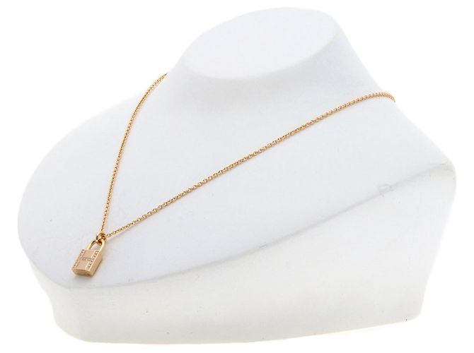 Hermès Amulett Kelly Cadena Diamant Halskette Golden - Ansicht 4