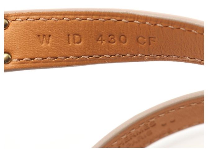 Hermès Kelly Double Tour Krokodilarmband Weiß - Ansicht 5
